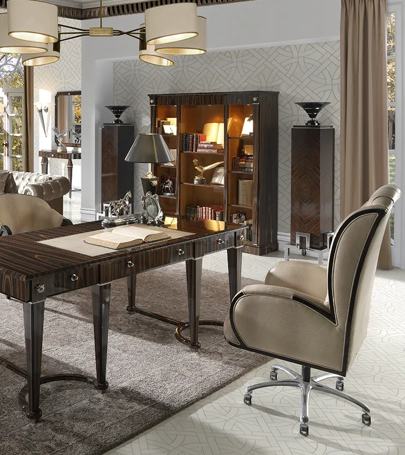 Luxury classic furniture for interior design projects featuring handcrafted furniture, premium finishes and elegant interiors